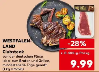 Kaufland WESTFALEN- LAND Clubsteak Angebot