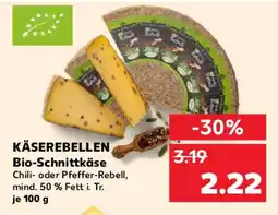 Kaufland KÄSEREBELLEN Bio-Schnittkäse Angebot