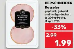 Kaufland BERSCHNEIDER Kasseler Angebot