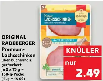 Kaufland ORIGINAL RADEBERGER Premium- Lachsschinken Angebot