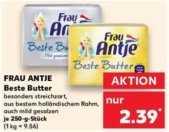 Kaufland FRAU ANTJE Beste Butter Angebot