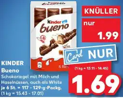 Kaufland KINDER Bueno Angebot