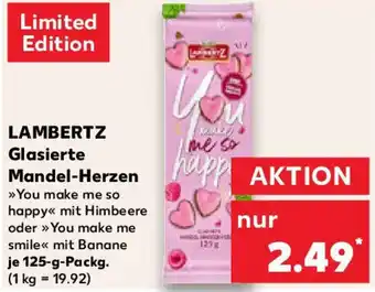 Kaufland LAMBERTZ Glasierte Mandel-Herzen Angebot