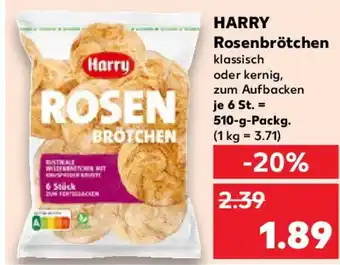 Kaufland HARRY Rosenbrötchen Angebot