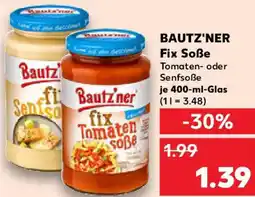 Kaufland BAUTZ'NER Fix Soße Angebot