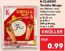 Kaufland K-CLASSIC Tortilla-Wraps Angebot