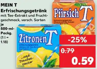 Kaufland MEIN T Erfrischungsgetränk Angebot