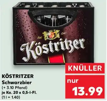Kaufland KÖSTRITZER Schwarzbier Angebot