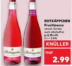 Kaufland ROTKÄPPCHEN Fruchtsecco Angebot