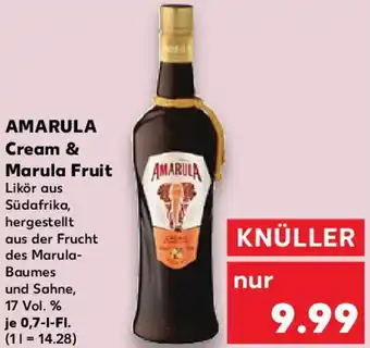 Kaufland AMARULA Cream & Marula Fruit Angebot