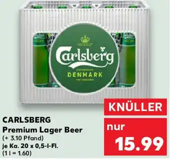 Kaufland CARLSBERG Premium Lager Beer Angebot