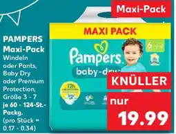 Kaufland PAMPERS Maxi-Pack Angebot