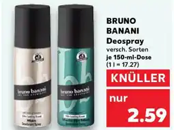 Kaufland BRUNO BANANI Deospray Angebot