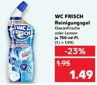 Kaufland WC FRISCH Reinigungsgel Angebot