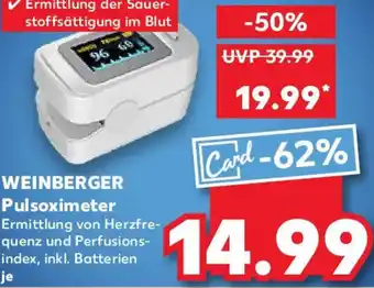 Kaufland WEINBERGER Pulsoximeter Angebot