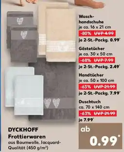 Kaufland DYCKHOFF Frottierwaren Angebot