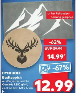 Kaufland DYCKHOFF Badteppich Angebot