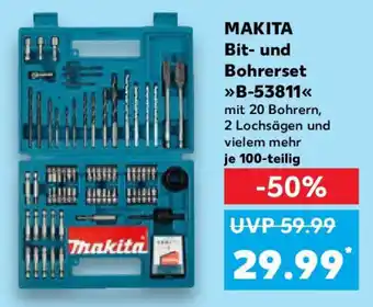 Kaufland MAKITA Bit- und Bohrerset B-53811 Angebot