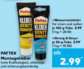 Kaufland PATTEX Montagekleber Strong & Easy Angebot