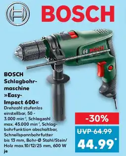 Kaufland BOSCH Schlagbohr- maschine Easy- Impact 600 Angebot