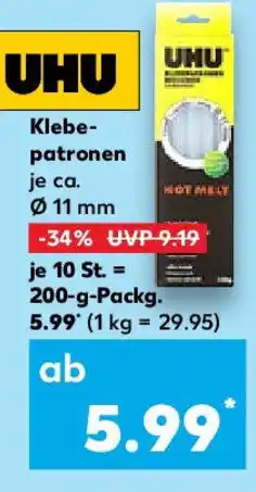 Kaufland UHU Klebe- patronen Angebot