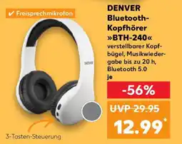 Kaufland DENVER Bluetooth- Kopfhörer BTH-240 Angebot