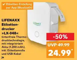 Kaufland LIFENAXX Etiketten- drucker LX-048 Angebot