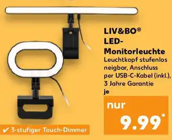 Kaufland LIV&BO LED- Monitorleuchte Angebot