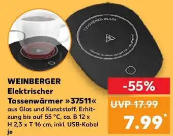 Kaufland WEINBERGER Elektrischer Tassenwärmer 37511 Angebot