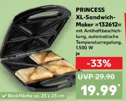 Kaufland PRINCESS XL-Sandwich-Maker 132612 Angebot