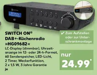 Kaufland SWITCH ON DAB+-Küchenradio HG09682 Angebot