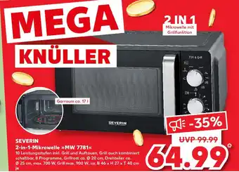 Kaufland SEVERIN 2-in-1-Mikrowelle MW 7781 Angebot