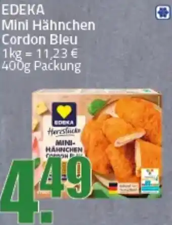 Ihr Frischmarkt EDEKA Mini Hähnchen Cordon Bleu Angebot