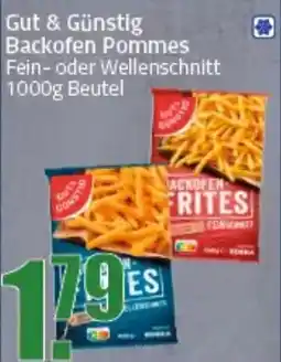 Ihr Frischmarkt Gut & Günstig Backofen Pommes Fein- oder Wellenschnitt Angebot