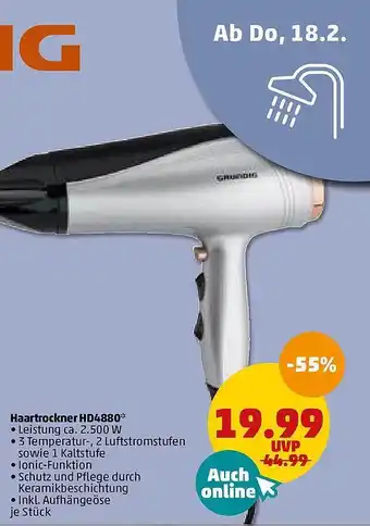 PENNY Haartrockner HD4880 Angebot