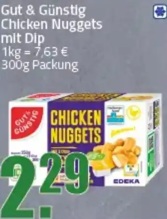 Ihr Frischmarkt Gut & Günstig Chicken Nuggets mit Dip Angebot