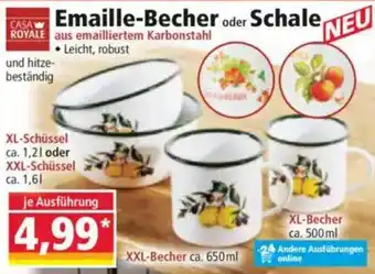 Norma CASA ROYALE Emaille-Becher oder Schale Angebot