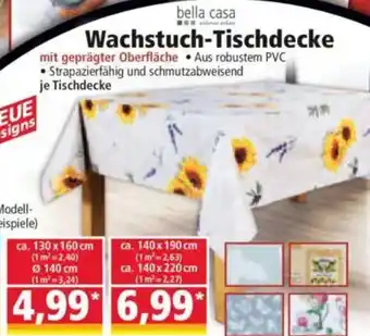 Norma bella casa Wachstuch-Tischdecke Angebot