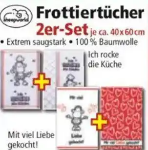 Norma Frottiertücher 2er-Set Sheepworld Angebot