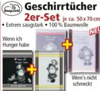 Norma Sheepworld Geschirrtücher Sheepworld Angebot