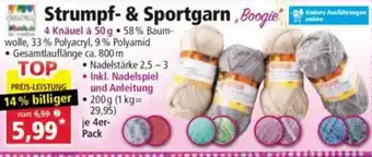 Norma Strumpf- & Sportgarn, Boogie" Angebot