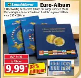 Norma Leuchtturm Euro-Album Angebot