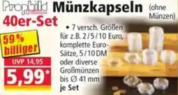 Norma Prophild Münzkapseln Angebot