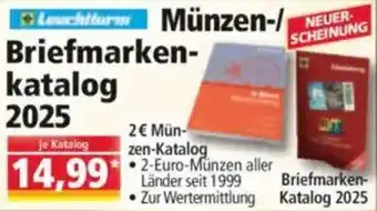 Norma Leuchtturm Mün- zen Briefmarken- katalog 2025 Angebot