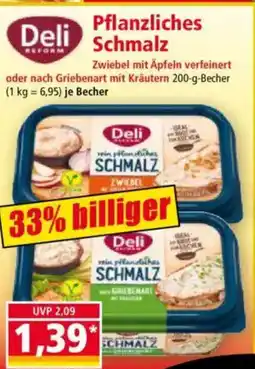 Norma Deli Pflanzliches Schmalz Angebot