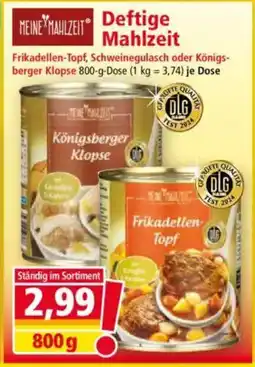 Norma MEINE HALLZEIT Deftige Mahlzeit Angebot