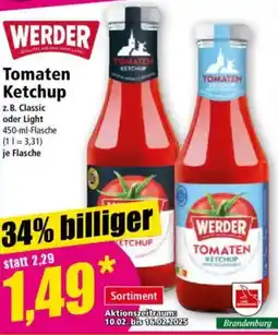 Norma WERDER Tomaten Ketchup Angebot