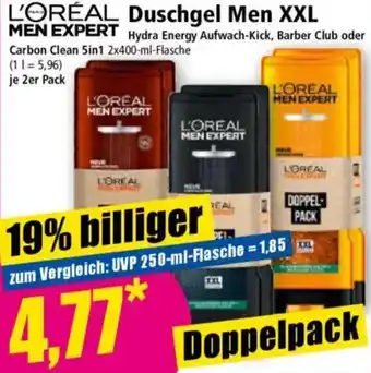 Norma L'ORÉAL MEN EXPERT Duschgel Men XXL Angebot