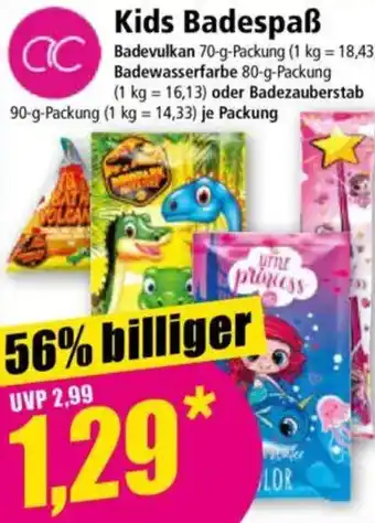 Norma Kids Badespaß Badewasserfarbe oder Badezauberstab Angebot