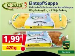 Norma C'EUS Eintopf/Suppe Sächsische Tellerlimen oder Kartoffelsuppe Angebot